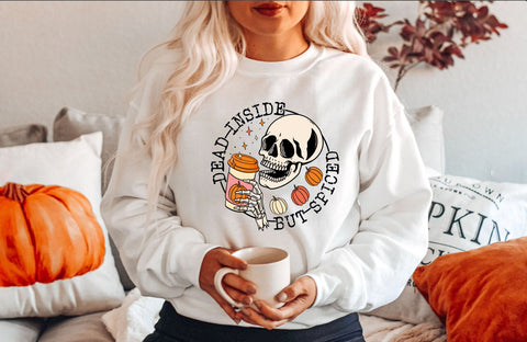 Dead Inside But Spiced Crewneck